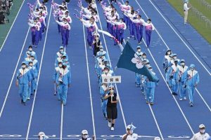 とちぎ国体開幕　佐賀県選手団、堂々の行進　総合開会式、躍進誓う
