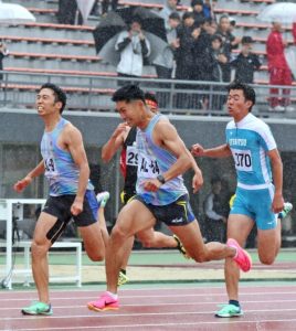 ＜陸上・佐賀県選手権＞岡崎隼弥（ATHLETE LINK）大会新で優勝　男子100メートル
