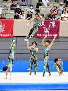 ＜インターハイ＞新体操男子団体の神埼清明、6大会ぶり優勝　カヌーは3種目で2位