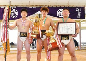 ＜松浦青年相撲＞団体戦　鎮西A、全8試合を制する完全優勝で連覇　個人戦は水鳥川優選手が「松浦横綱」に